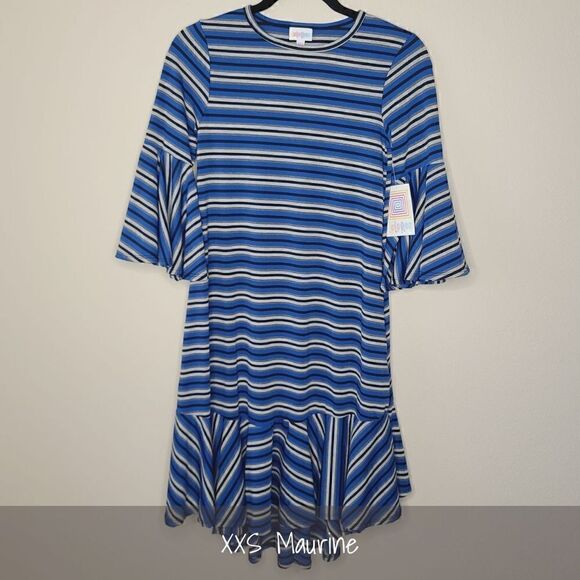 LuLaRoe Maurine Dress XXS NWT - Picture 1 of 2